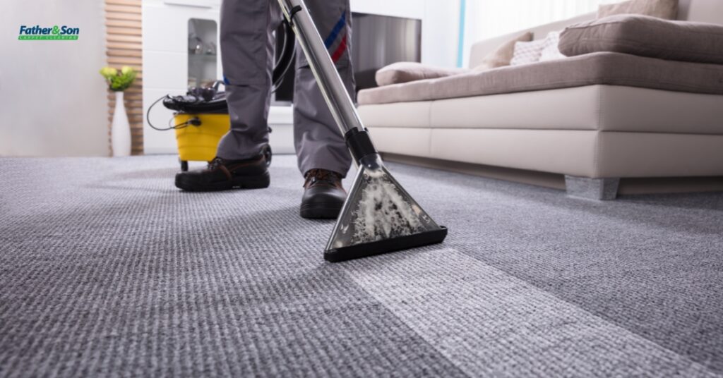 Professional commercial carpet cleaning in Utah office space