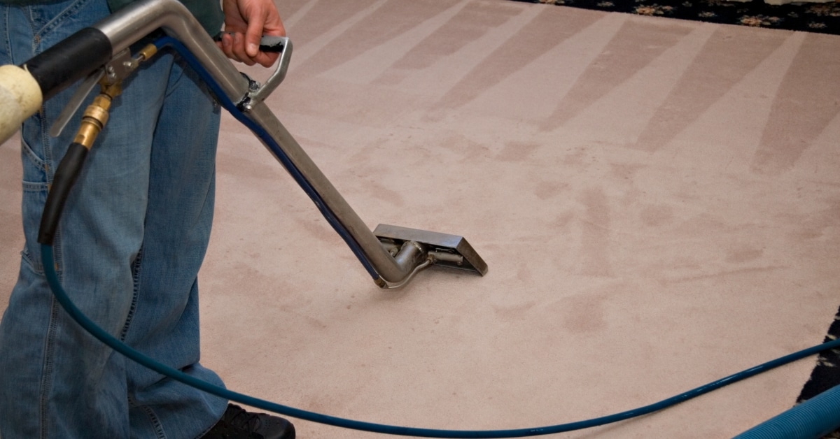 Team providing commercial carpet cleaning services in Utah
